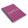Gratitude Spiral Notebook - Ruled Line - Wine