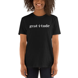 Gratitude Unisex Tee freeshipping - True Sentiments