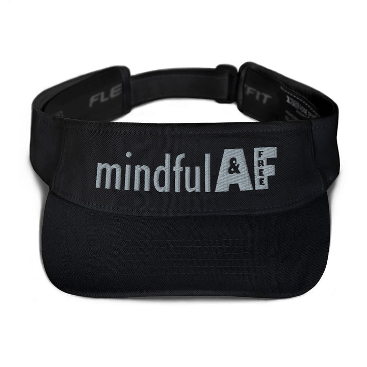 Mindful AF Visor - Black freeshipping - True Sentiments