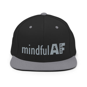 Mindful AF Snapback Hat - Black freeshipping - True Sentiments